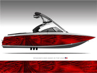 Cyclone (Red) Boat Wrap Kit