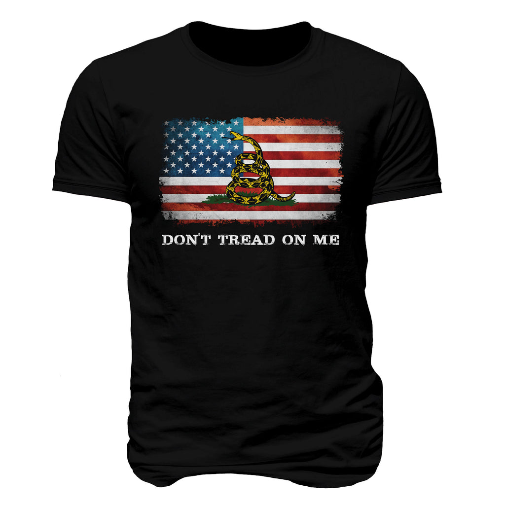 Don't Tread On Me Gadsden American Flag T-Shirt