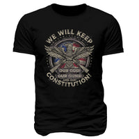 God Guns Constitution Patriotic T-Shirt