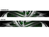 Reptile (Green) Abstract Boat Wrap Kit