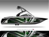 Reptile (Green) Abstract Boat Wrap Kit