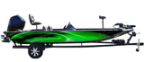 The Abyss (Green) Abstract Boat Wrap Kit