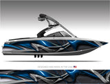 Typhoon (Blue) Boat Wrap Kit
