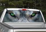 Wolf Eyes (Green) V4 Rear Window Decal