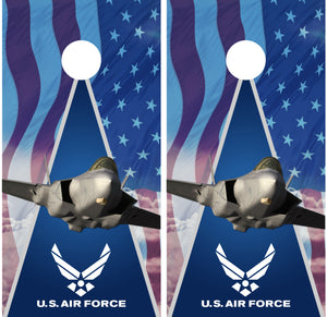 Air Force Cornhole Wraps