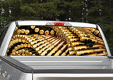 Ammunition Bullets Rear Window Graphic