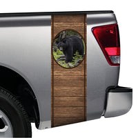 Black Bear #2 Brown Wood Truck Bed Band