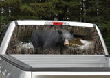 Black Bear Camo Border "Oak Ambush" Rear Window Decal