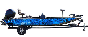 "Chameleon Blue" XD Camo Boat Wrap Kit