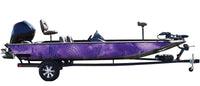 Chameleon Purple Camo Boat Wrap Kit