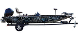 "Chameleon Black and Blue" XD Camo Boat Wrap Kit