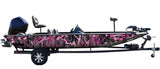 "Obliteration Pink" Camo Boat Wrap Kit