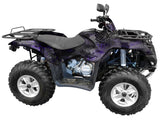 Chameleon "Black and Purple" Camo ATV Wrap Kit