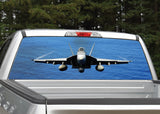 Fighter Jet Rear Window Decal