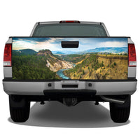 Mountain Scene #4 River and Trees Tailgate Wrap