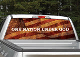 One Nation Under God American Flag Distressed
