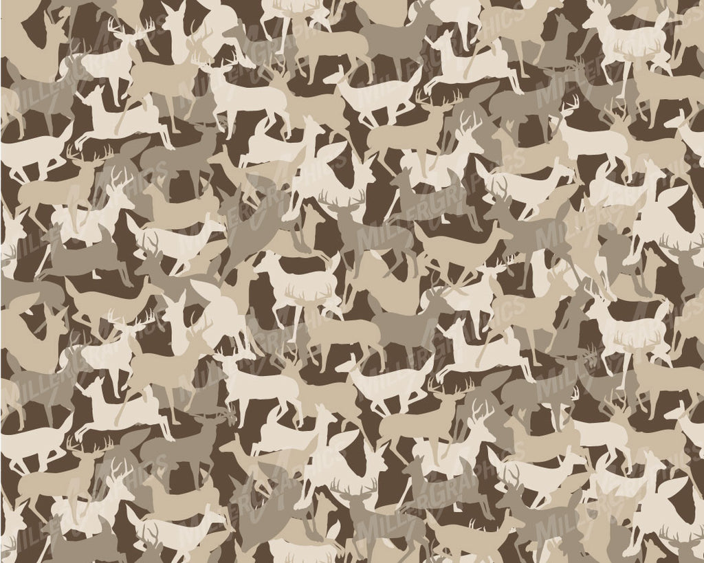 Silhouette Camo Sheet "Deer"