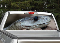 Snake Head Rear Window Decal