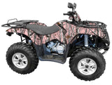 "Snowstorm Pink" Camo ATV Wrap Kit