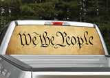 "We The People" Rear Window Decal