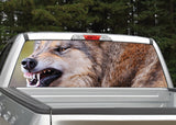 Wolf #5 Growling Rear Window Decal