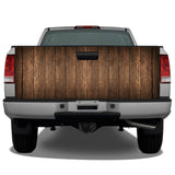 Distressed Wood Planks (Brown) Tailgate Wrap